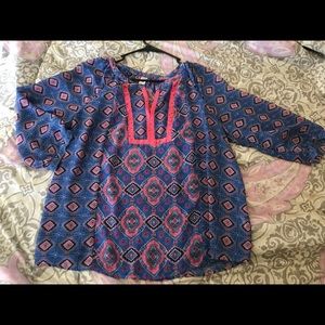 Large Old Navy sheer blouse
